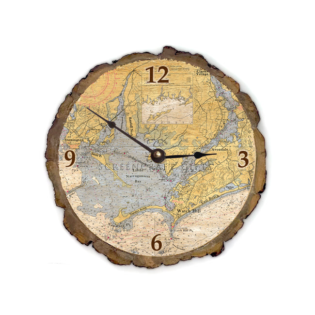 Watch Hill, RI - Wood Clock