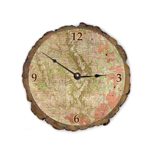 Cuyahoga Valley National Park-  Wood Clock