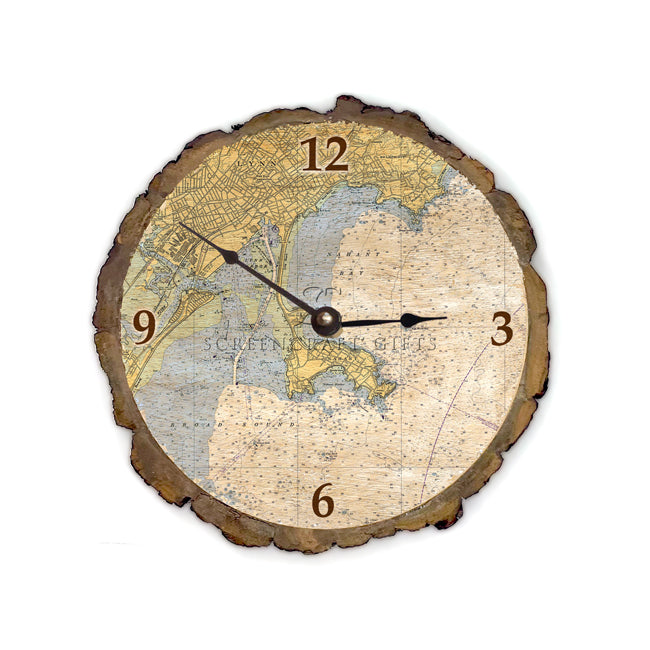 Nahant, MA- Wood Clock