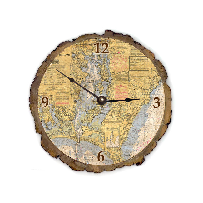 Point Judith, RI- Wood Clock