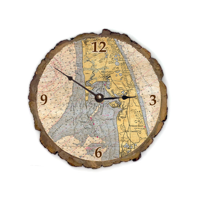 Wellfleet, MA- Wood Clock