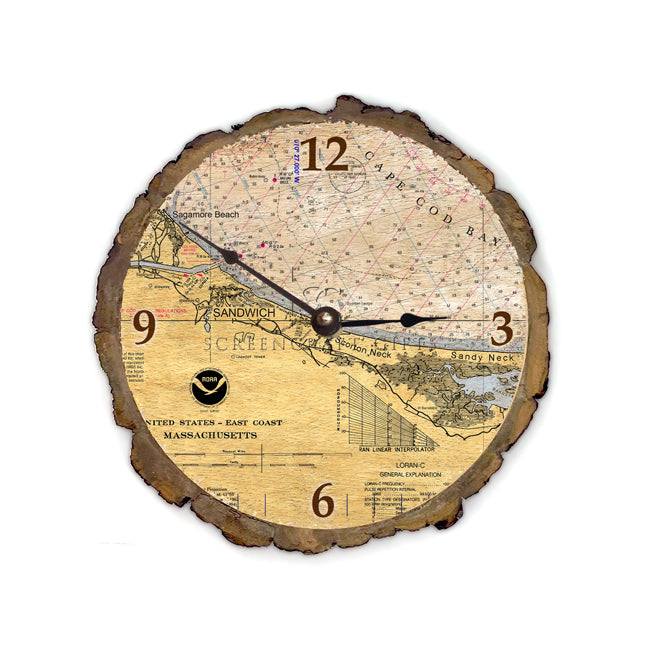 Sandwich, MA - Wood Clock