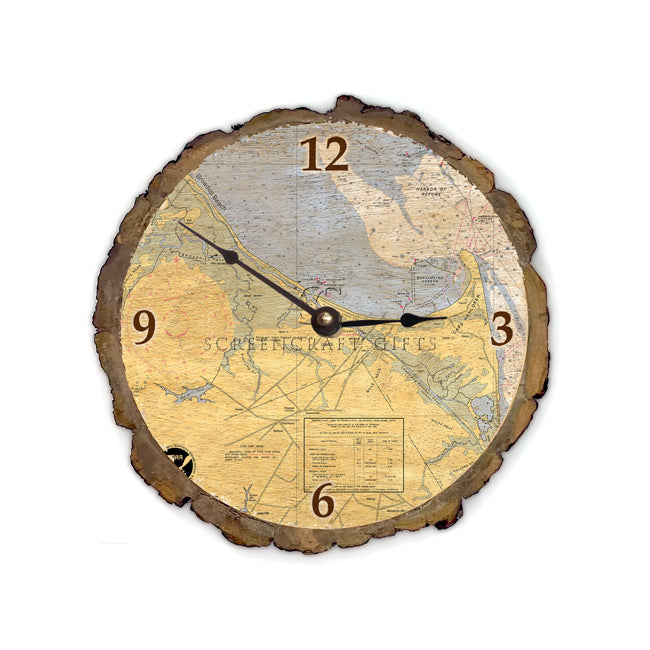 Lewes, DE- Wood Clock