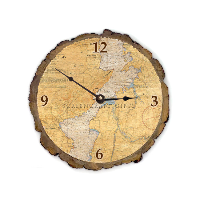Westport, NY-  Wood Clock