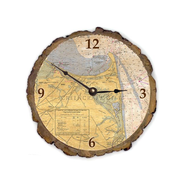 Cape Henlopen, DE- Wood Clock