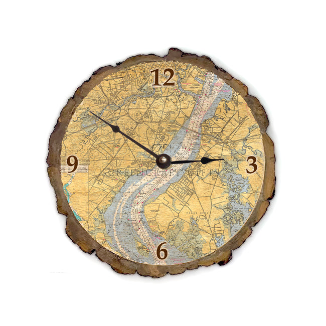 Wilmington, DE- Wood Clock
