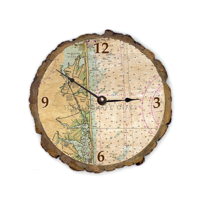 Bethany Beach, DE- Wood Clock