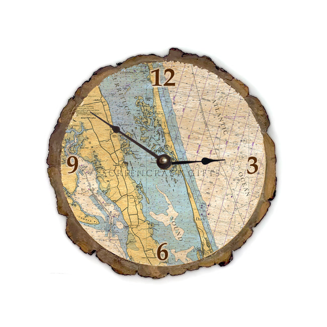 Duck, NC - Wood Clock