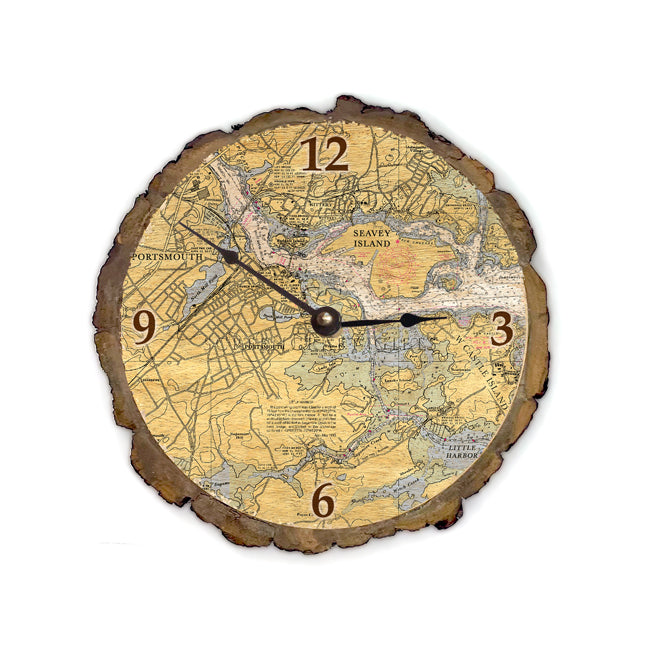 Portsmouth, NH - Wood Clock