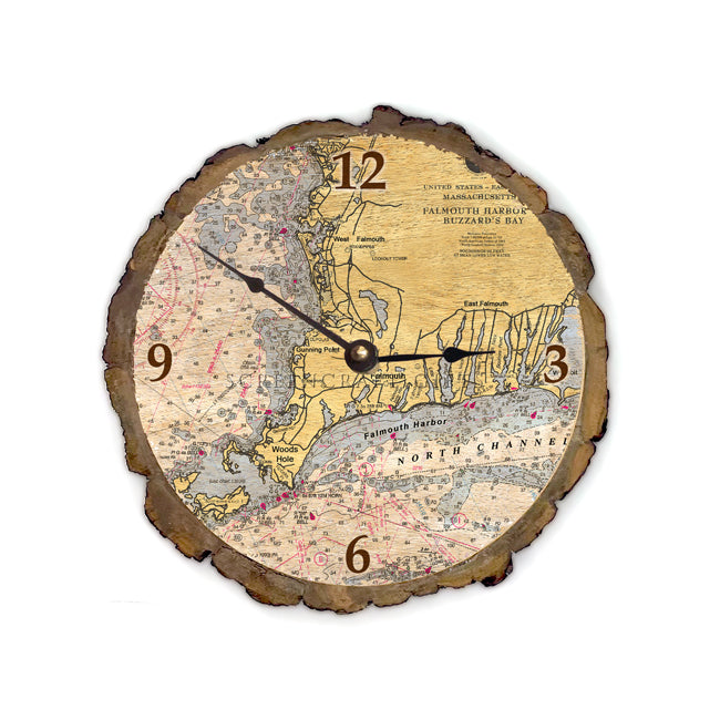 Woods Hole, MA - Wood Clock
