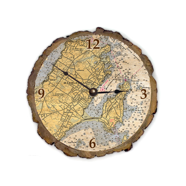 Marblehead, MA- Wood Clock