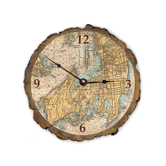 Newport Neck, RI - Wood Clock