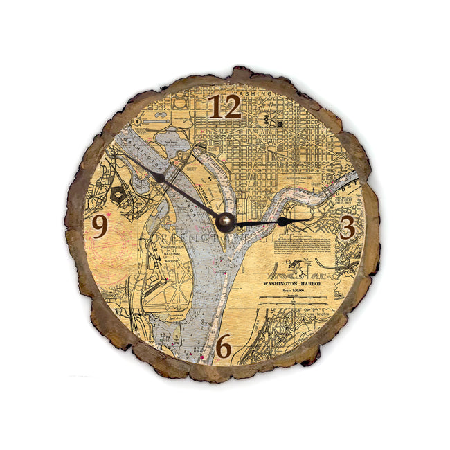 Washington, DC - Wood Clock