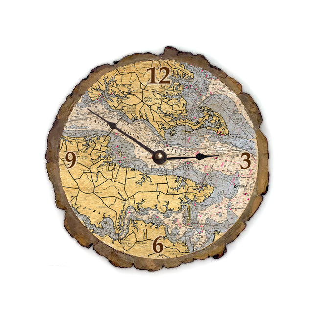 Irvington, VA- Wood Clock
