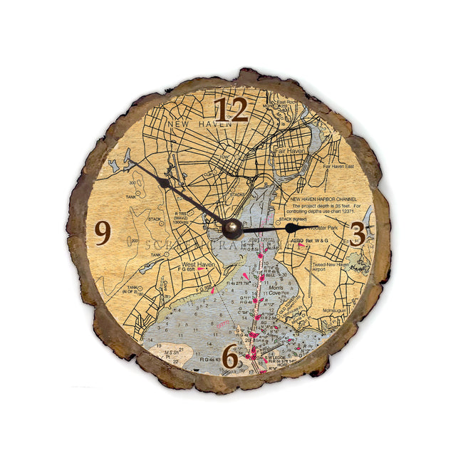 New Haven, CT - Wood Clock