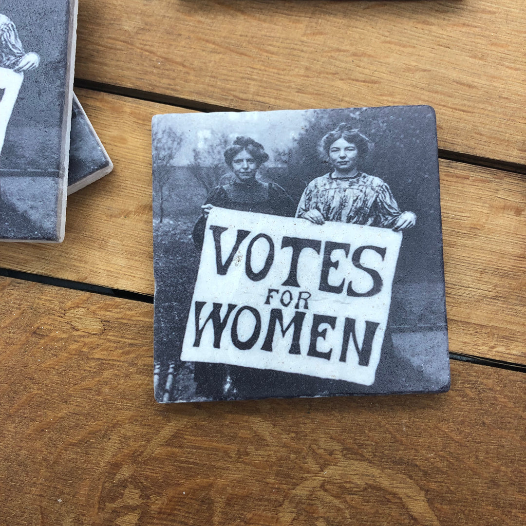Suffragette- marble coaster