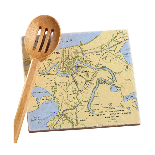 New Orleans, LA- Marble Trivet