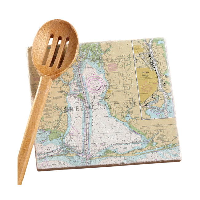 Mobile, AL - Marble Trivet