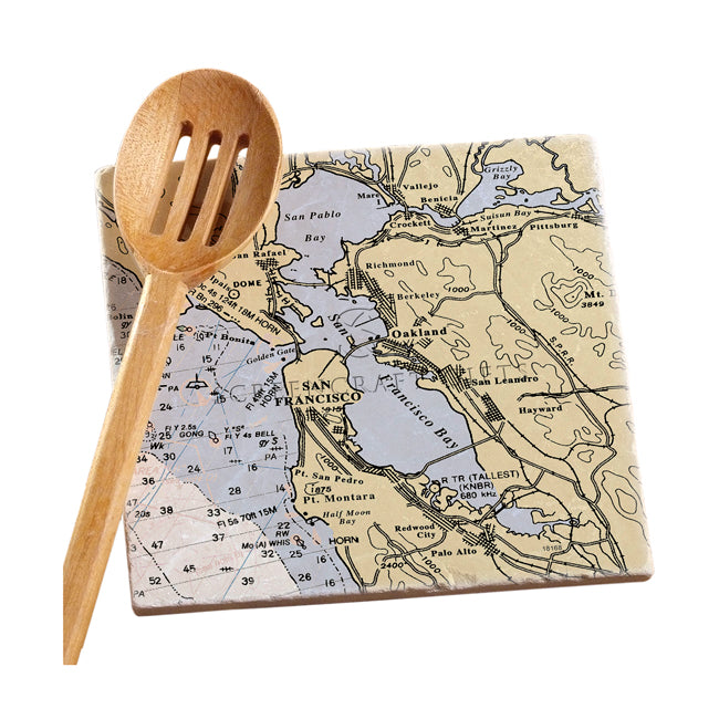 San Francisco, CA -  Marble Trivet