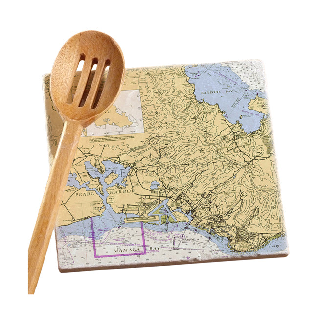Pearl Harbor - Marble Trivet