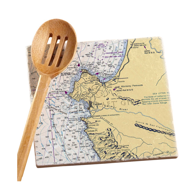 Carmel, CA -  Marble Trivet
