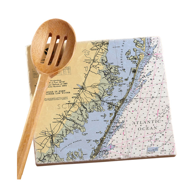 Long Beach Island, NJ- Marble Trivet