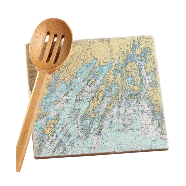 Brunswick, ME - Marble Trivet