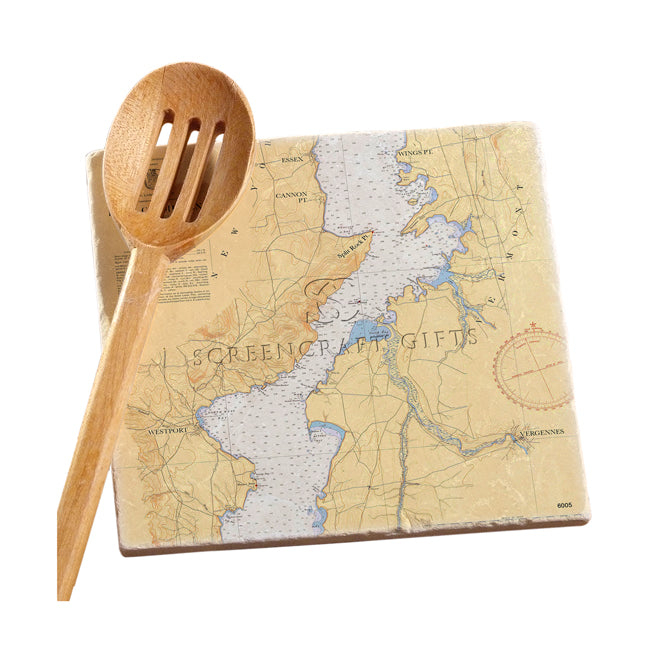 Westport, NY-  Marble Trivet