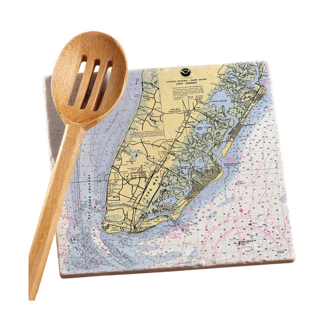 Cape May, NJ- Marble Trivet