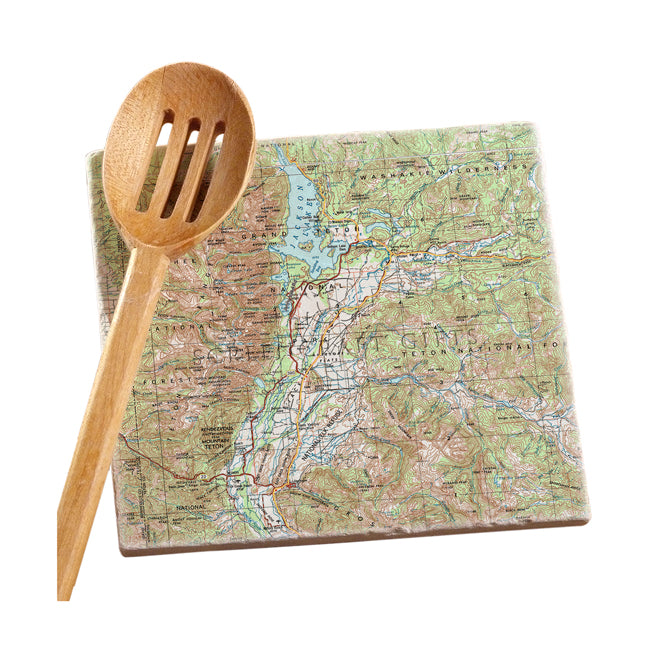 Grand Teton National Park-  Marble Trivet