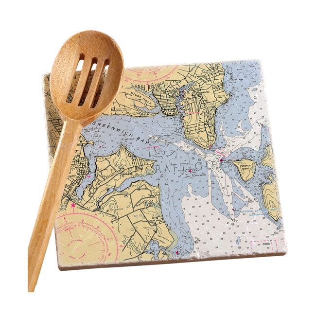 East Greenwich, RI- Marble Trivet