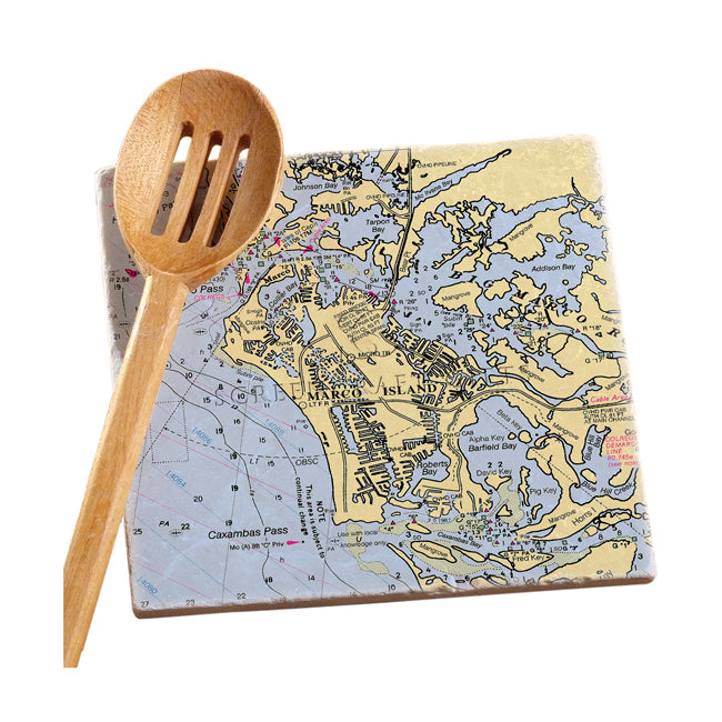 Marco Island, FL - Marble Trivet