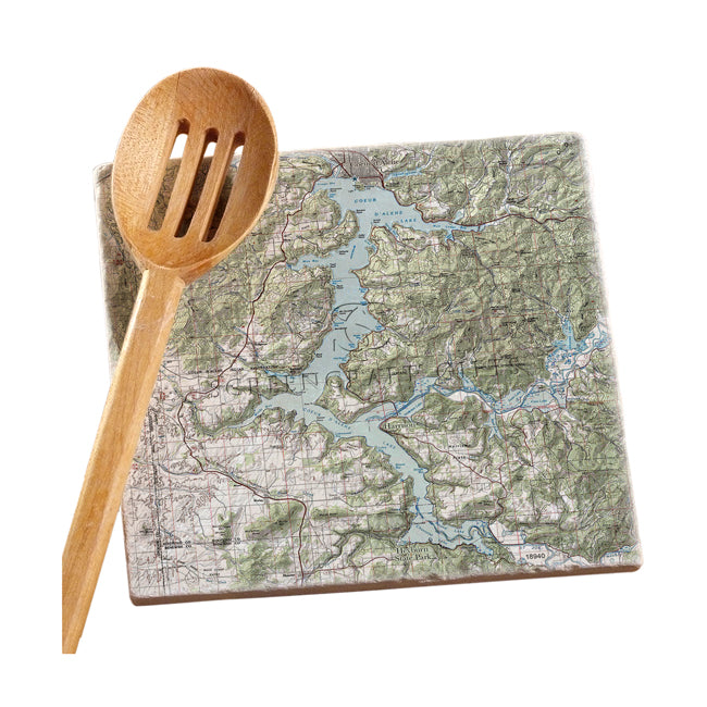 Coeur d'Alene, ID - Marble Trivet