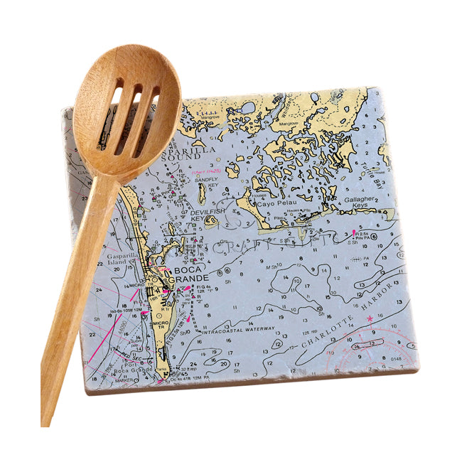 Boca Grande, FL- Marble Trivet