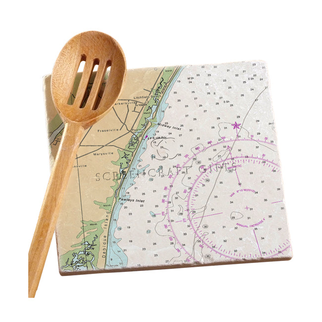 Pawleys Island, SC - Marble Trivet