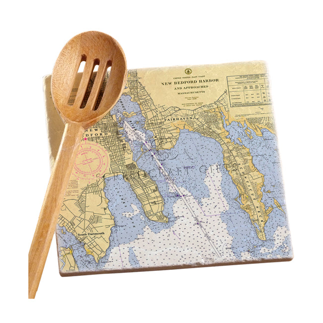 New Bedford, MA- Marble Trivet