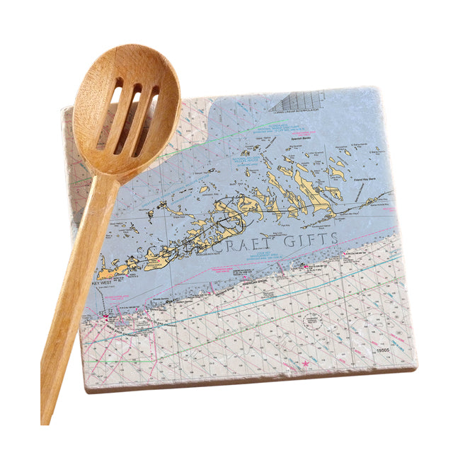Lower Keys, FL-  Marble Trivet