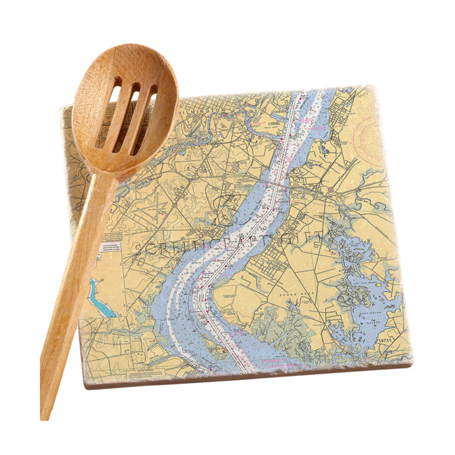 Wilmington, DE- Marble Trivet