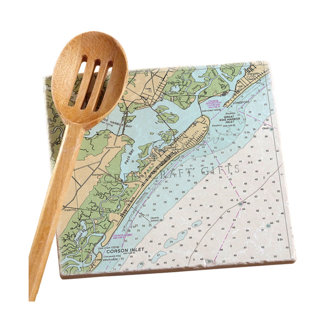 Ocean City, NJ - Marble Trivet
