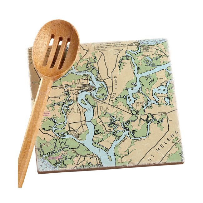 Beaufort, SC-  Marble Trivet
