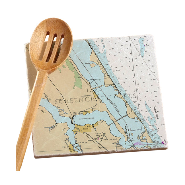 Jensen Beach, FL- Marble Trivet