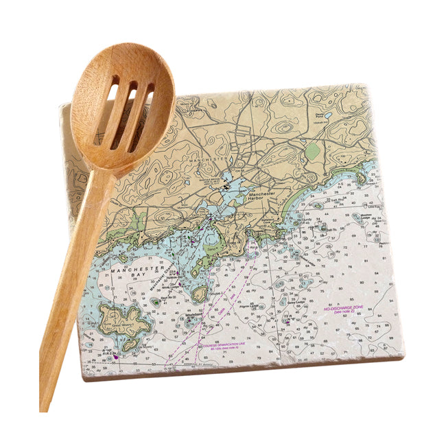 Manchester by the Sea, MA - Marble Trivet