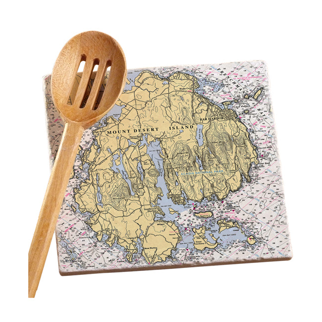 Mount Desert Island, ME - Marble Trivet