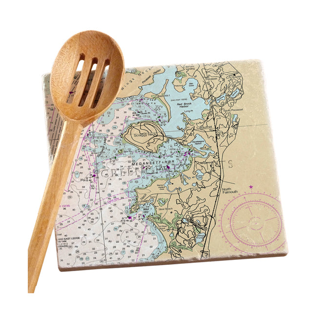 North Falmouth, MA  - Marble Trivet