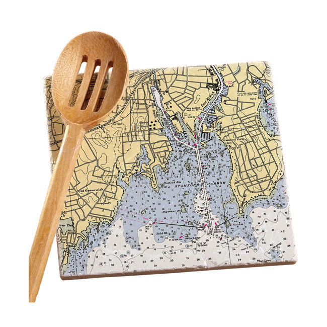 Stamford, CT - Marble Trivet