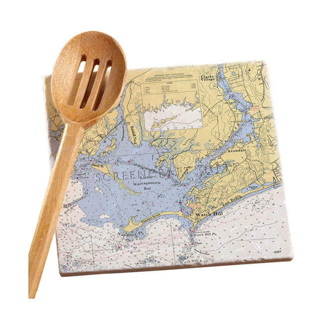 Watch Hill, RI - Marble Trivet