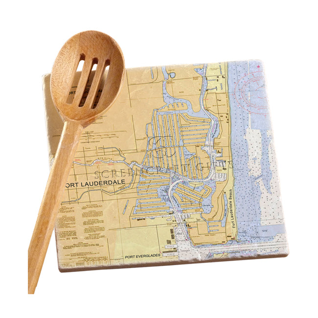 Fort Lauderdale, FL- Marble Trivet