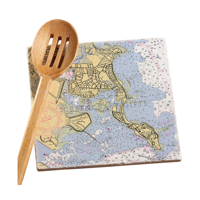 Winthrop, MA- Marble Trivet