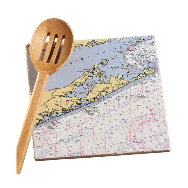 The Hamptons, NY- Marble Trivet