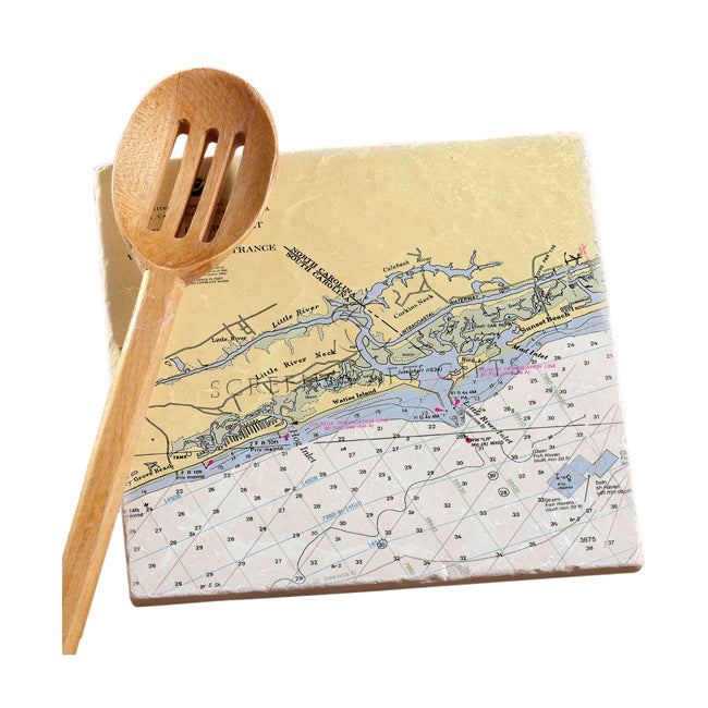 Little River Inlet, SC- Marble Trivet